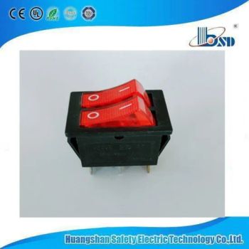 Rocker Switches with Light for Water Dispenser / Electronic Scale / Electric Rice Cooker - HUANGSHAN SAFETY ELECTRIC TECHNOLOGY CO., LTD. - China