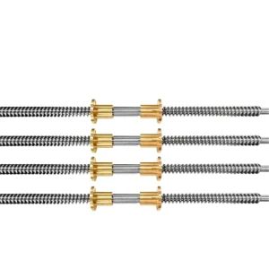 Tr12X2 Tr12X4 Tr12X8 Tr12X12 Twin Lead Rolled Lead Screw with Nuts - ALM Intelligent Technology (Suzhou) Co., Limited - China