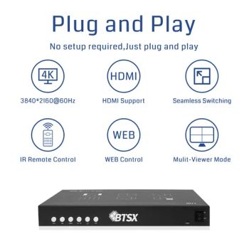 High-Performance 8-Input 4K60 Multi-Viewer for CCTV & Broadcast Systems 8-Input 4K60 Video Processo - Shenzhen Bitvisus Technology Limited - China