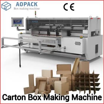 Aopack Money-Saving Machine to Make Cardboard Boxes in Different Sizes and Types - Aopack Ltd. - China