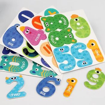 Children's Early Education Wooden Puzzle Toys Montessori Cartoon Magnetic Stickers - Ningbo East Packaging Technology Co., Ltd. - China