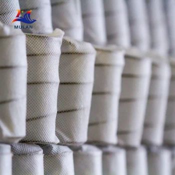 Eco-Friendly 100% Polypropylene Spunbond Nonwoven Material Fabric for Mattress Pocket Springs - Shenzhen Mulan Technology Co., Ltd. - China