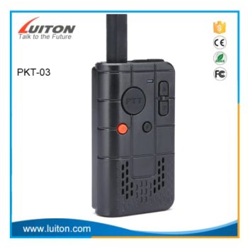 FM UHF 400-480MHz Mini Portable 2 Way Radios Origin China Type Handheld Trademark LUITON Model NO. PKT-03 Output Power - BOND TELECOMMUNICATION CO., LIMITED - China