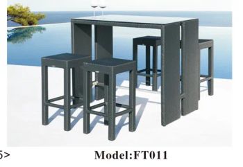 New Design Rattan Furniture Chair and Table Wicker Bar Sets Chair - Hong Kong Spleg Co., Ltd. - China
