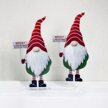 Acrylic Christmas Yard Signs, Santa & Snowman Outdoor Lawn Decorations with Stakes - Eonjoy Plastics (Guangzhou) Co., Ltd. - China