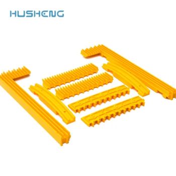 Escalator Stainless Steel Step Edge Strip Yellow Side Escalator Parts - Husheng Lift Parts Co., Ltd. - China