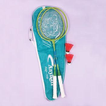 Steel Badminton Rackets Set with Plastic Shuttlecocks - Dmantis Sports Goods Co., Ltd. - China