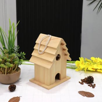 Handmade Wooden Bird Houses for Sale Hanging Birdhouse Outdoor or Indoor - Caoxian Zhongyi Wooden Co.,Ltd - China