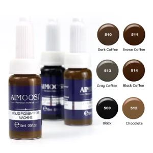 Aimoosi Eyebrow Microblading Nano Semi-Permanent Makeup Sample Pigment Tattoo Ink for Machine - Guangzhou Xiufangyuan Beauty Equipment Co., Ltd. - China