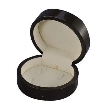 Custom Logo Heart Wood Ring Box Packaging Walnut Luxury Gift Ring Case Mini Boxing Ring Wedding Jewelry Display Storage Boxes - Idtrack Tech Co., Ltd - China