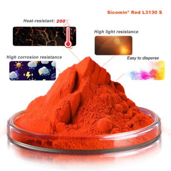 Sicomin L3130S Molybdenum-Chromium Red Pigment Inorganic Pigment Red Powder Pigment Red 104 - Shanghai Jingyan Chemical Co., Ltd. - China