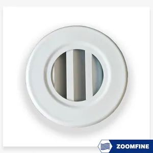 HVAC Supply Square Aluminum Air Grill Ventilation Grille Diffuser Ceiling Grilles Registers - Qingdao Zoomfine Indotech Co.,Ltd - China