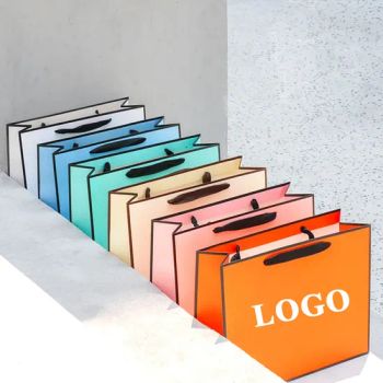Lipack Multiple Color Printed Flat Handle Paper Gift Bag Big Paper Bags for Gift Shopping Packaging - Ownway Display Equipment (Guangzhou) Co., Ltd. - China