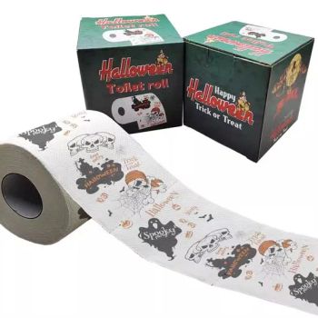 Custom Printed 3-Ply Virgin Wood Pulp Toilet Paper Roll Toilet Tissues for Home Use or Party Bathroom Decorations - Dongguan Anko Paper Industrial Co., Ltd - China