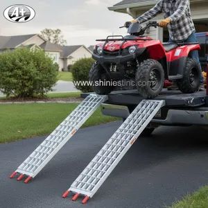 Arched Aluminum Folding ATV Loading Ramp with Ladder Rung Design - SHINIEST INDUSTRIES, INC. - China
