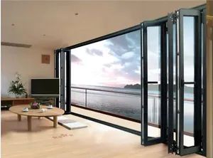 Folding Shower Screen Accordion Shower Doors Bifolding Door Origin China Style Modern Model NO. S087 HS Code 76101000 Security Rating - Anhui Lagunas Doors and Windows Manufacture Co., Ltd. - China