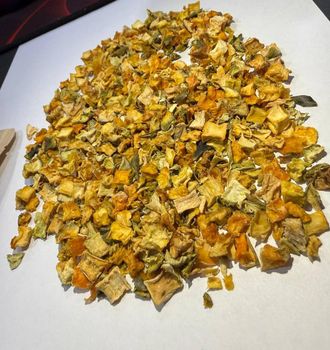 dried pumpkin dices 10×10 mm from AGROTRADE FAMILY dried pumpkin dices 10×10 mm - AGROTRADE FAMILY - Uzbekistan
