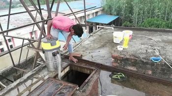 Direct Visit Washing Cement Water Storage Tanks Cleaning Service - Unique Facility Management - India