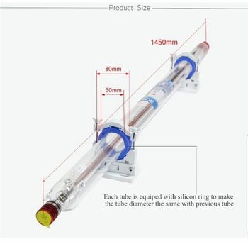 Co2 Laser Tubes 40w 50w 60 80w 90w 100w 130w 150w Acrylic Cutting Engraving NIW - New India Work - India