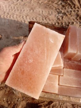 Natural Himalayan Pink Salt Bricks & Tiles from Pakistan | Bulk B2B Supply - Pak Himalayan - Pakistan