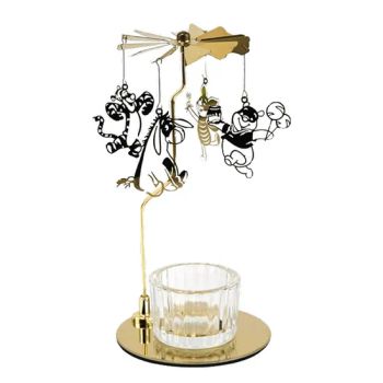 Spinning Rotary Tea Light Candle Holders Weight 138g Size Medium Package Box Origin China Color Custom Shape Custom Trademark - Xiamen Athome Household Products Co., Ltd. - China