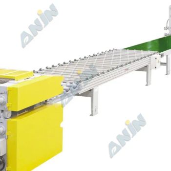Transfer Unit with Idle Discs to Move Panels at The Entry and at The Exit of The Machines in a Gluing Line - SHANDONG ANJN TEC CO., LTD. - China