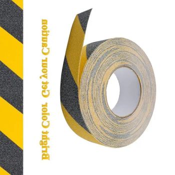 Yellow & Black Marking Self-Adhesive Hazard Caution Warning Floor Tape for Stairs - Shenzhen King Fung Industry Co., Ltd. - China