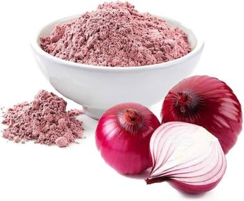 Dehydrated Red Onion Powder (Premium Grade) Non-gmo Yes Form Flakes Origin India Grade PREMIUM Foreign Matter Nil Max. Moisture (%) 5 - Buddha Overseas - India