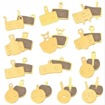 Gold Full Metal Bicycle Brake Pads for Mountain Bike Disc Brake Road Bike Disc Brake - Wuhan Golden Wing Industry & Trade Co., Ltd. - China