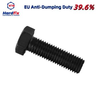 Grade 8.8 12.9 DIN 933 931 1/4-20 Hex Head Bolt Carbon Steel Galvanised China Fastener Nut Bolts Supplier - Handan Haosheng Fastener Co., Ltd. - China