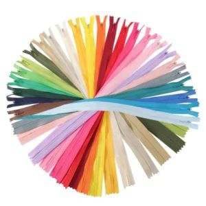 Factory Wholesale Custom Invisible Zippers Hidden Teeth 3 Colorful Zippers Skirt Zipper Accessories for Clothing - Ningbo Lemo Textile Co., Ltd. - China