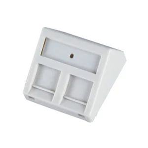 Wall Mount France Standard Single Dual Port Network Face Plate Cat5e CAT6 RJ45 Network Face Plate RJ45 Face Plate - Hangzhou Risingsun Cable Co., Ltd. - China