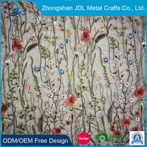 Clothing Accessories Embroidery Cheongsam Paste Floral Women's Net Trim Cloth Paste Crafts Decorative Flowers Cotton Seashell Lace - Zhongshan JDL Metal Crafts Co., Ltd. - China