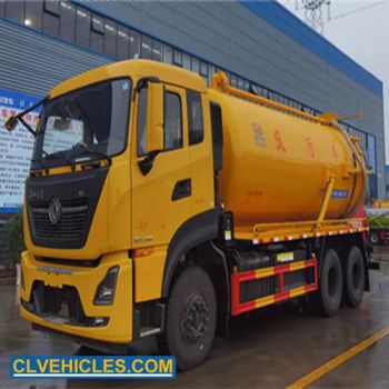 DFAC 6X4 18m3 Cesspit Fecal Suction Sewage Vacuum Tanker Truck - Chengli Special Automobile Factory - China