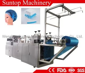 Automatic Bouffant Cap Machine Parts Non Woven /Plastic Head Cover Making Machine - Wenzhou Suntop Machinery Technology Co., Ltd. - China