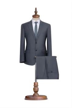 Elegant High-End Custom Men's Slim Fit Formal Business Suit Mens Suits - Hangzhou Changuo Garments Co., Ltd. - China