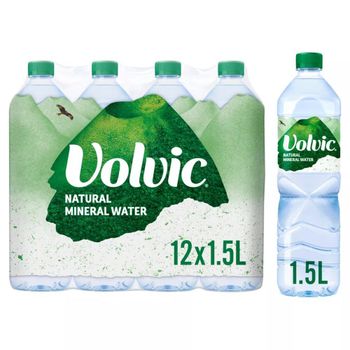 Volvic Natural Mineral Water 12 × 1.5L - Smart Agri GmbH - Germany