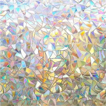 Window Privacy Film, Rainbow Film Decorative Window Stickers Electrostatic Colored Glass Film, Suitable for Home Heat Control - Lishui Panxinxing E-Commerce Co., Ltd - China