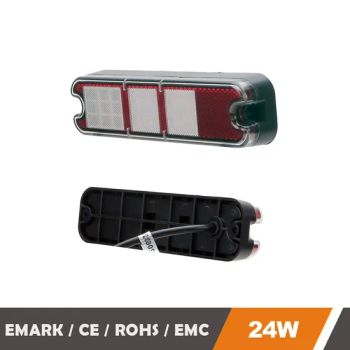 24 Watt Foke LED Amber Turn Signals with Cispr27 for High Power Driving LED Light - Foshan Foke Lighting and Electrical Co., Ltd. - China