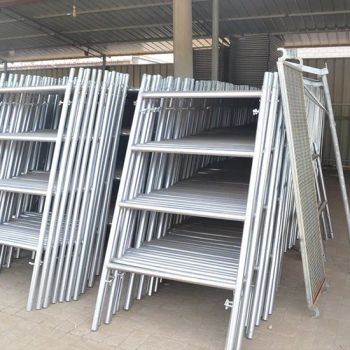 CE Heavy Duty Mobile Steel Scaffoldings Frame Scaffolding 1219*1930mm Construction Scaffolding - Laoting Zhuozhan International Trade Co., Ltd. - China