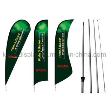 Custom Polyester Promotional Beach Flag Printed Usage Outdoor Advertising Exhibition Event Promotional Flags & Banners - Weihai Kawa Composite Products Co., Ltd. - China