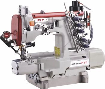 High Spead Cylinder Bed Interlock Sewing Machine Fit-V80d Trademark FIT Condition New Type Interlock Drive Electric Specification - TAIZHOU FIT GARMENT EQUIPMENT CO., LTD. - China