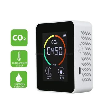 Infrared Sensor Alarm Gas Analyzers Monitoring Indoor Mini Carbon Dioxide Concentration Air Quality Monitor Portable CO2 Meter - Shenzhen LDA Technology Co., Ltd. - China