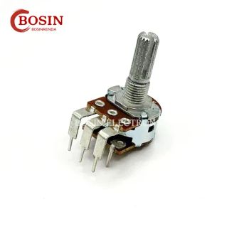 16mm Metal Shaft Rotary Potentiometers with Switch for Computer Audios - DONGGUAN CITY BOSIN ELECTRONICS CO., LTD. - China