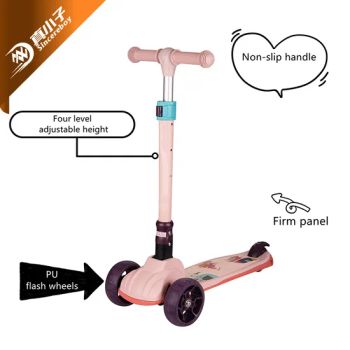 Children Gift Foldable Light Kick Scooter for Kids Baby Toys Children Scooter - Yongkang Meshine Industry & Trade Co., Ltd. - China