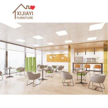 Xijiayi Contemporary Library Reading Lounge Chairs Bar Stools with Metal Bases. - Ganzhou Xijiayi Furniture Co., Ltd - China