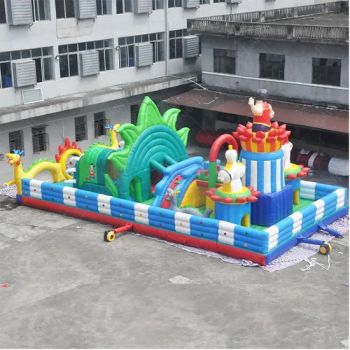 Amusement Park Outdoor or Indoor Fun City Bounce House Inflatable Children Playground - Guangzhou Barry Industrial Co., Ltd. - China