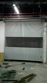 Full Height Aluminium  Rolling Shutter Style Full Height Position Interior, - J.J. Shutters - India