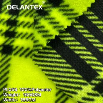 Customized Grid Printed Polar Christmas Fleece Fabric by The Yard - Shaoxing Dalian Imp. & Exp. Co., Ltd. - China