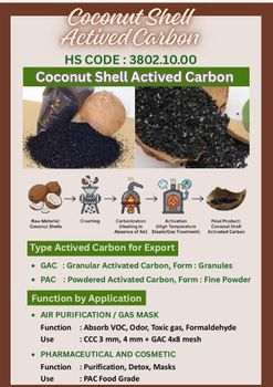 COCONUT SHELL ACTIVED CARBON - PT. PUNTANG SEMESTA UTAMA - Indonesia